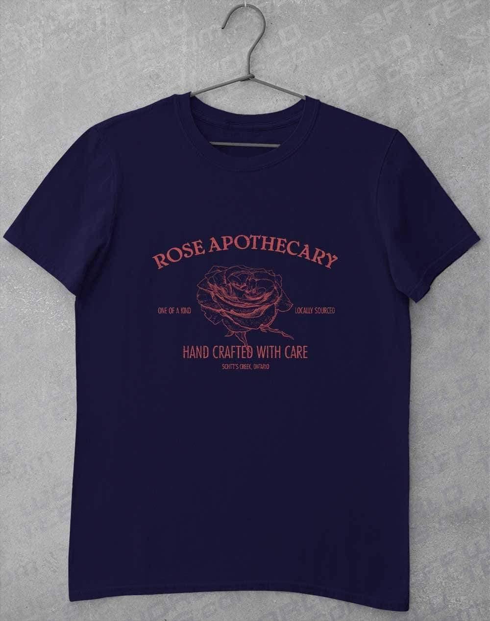 Rose Apothecary T-Shirt S / Navy  - Off World Tees