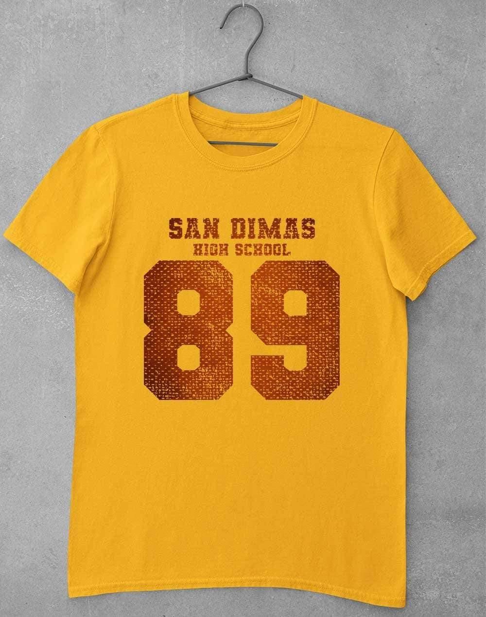 San Dimas 89 Retro T-Shirt S / Gold  - Off World Tees