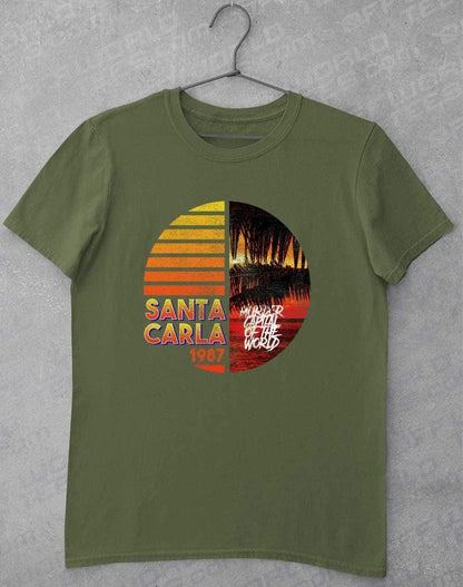 Santa Carla 1987 - T-Shirt S / Military Green  - Off World Tees