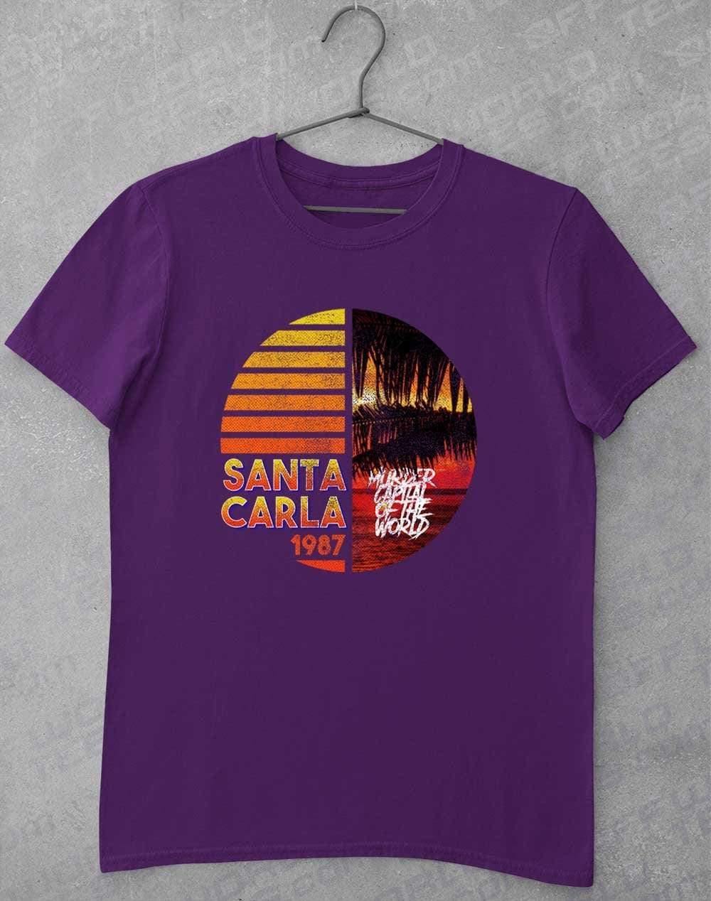 Santa Carla 1987 - T-Shirt S / Purple  - Off World Tees