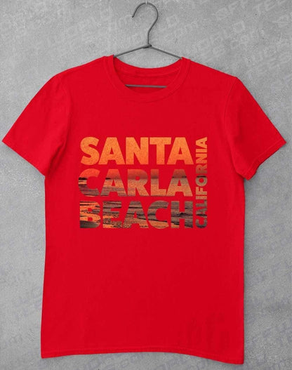 Santa Carla Beach T-Shirt S / Red  - Off World Tees