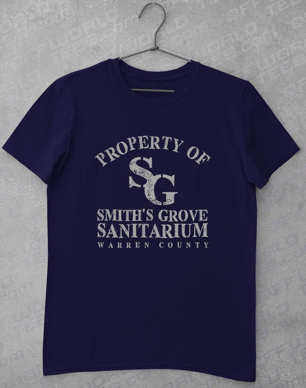 Smith's Grove Sanitarium T-Shirt S / Navy  - Off World Tees