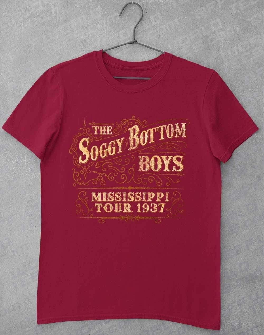 Soggy Bottom Boys Tour 1937 T-Shirt S / Cardinal Red  - Off World Tees