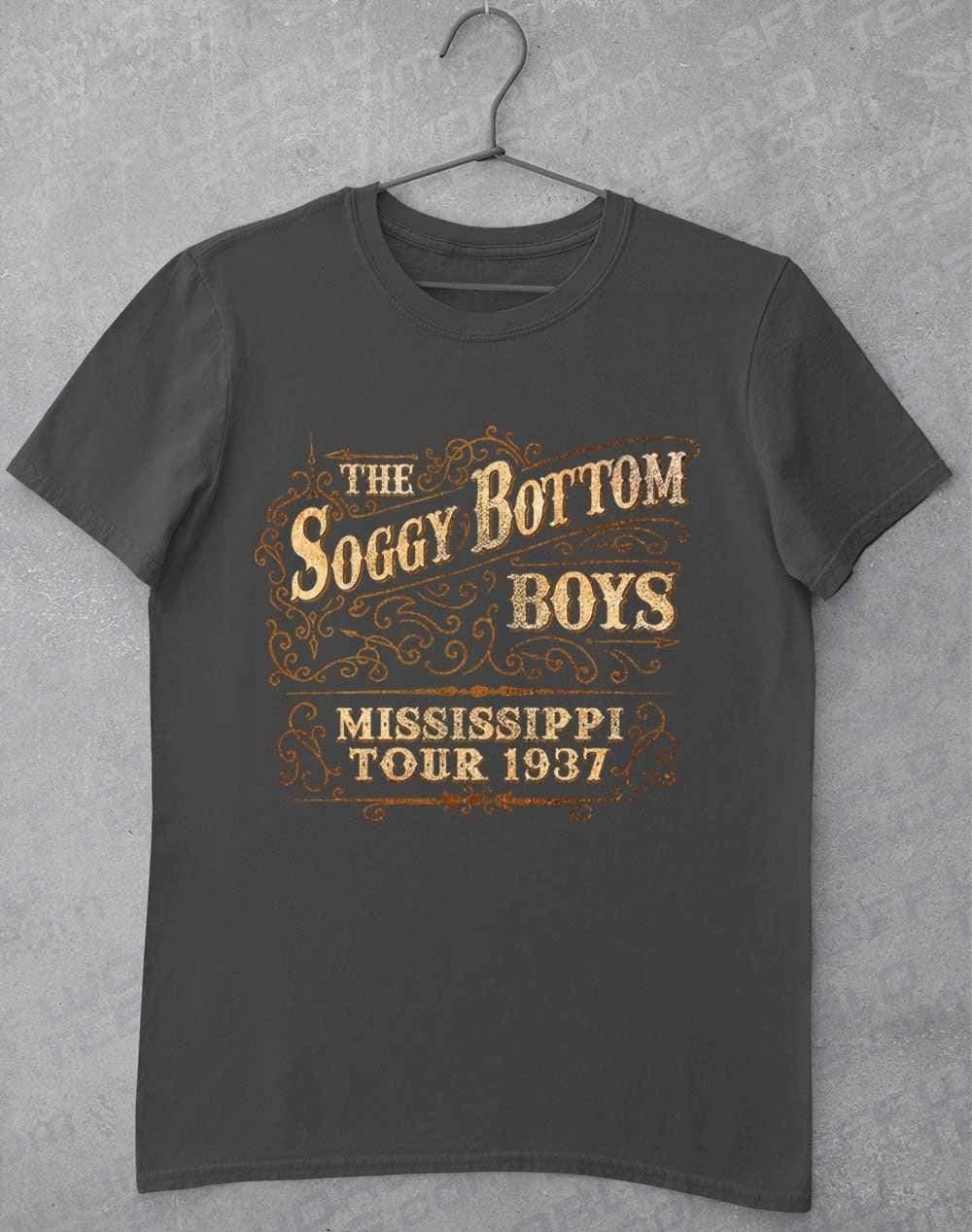 Soggy Bottom Boys Tour 1937 T-Shirt S / Charcoal  - Off World Tees