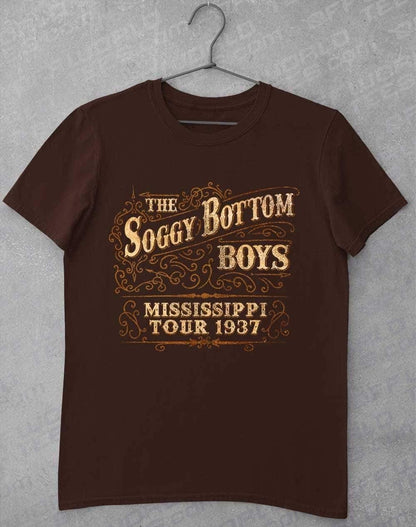 Soggy Bottom Boys Tour 1937 T-Shirt S / Dark Chocolate  - Off World Tees