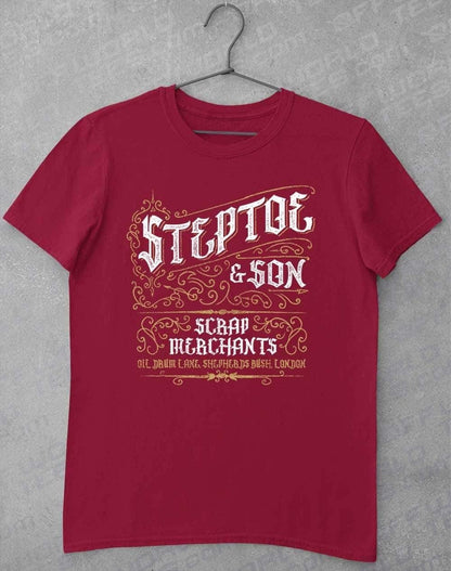 Steptoe & Son Scrap Merchants T-Shirt S / Cardinal Red  - Off World Tees