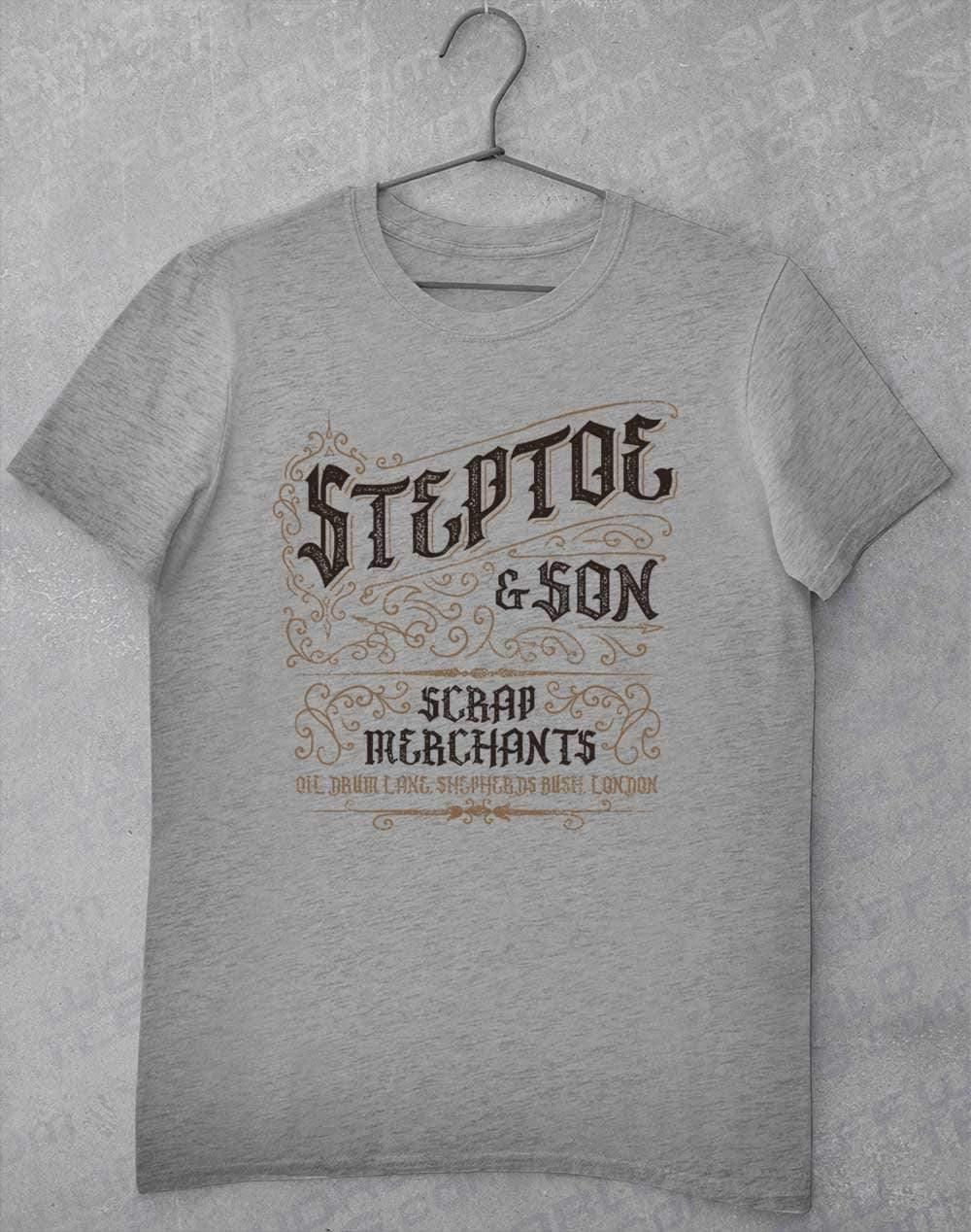 Steptoe & Son Scrap Merchants T-Shirt S / Heather Grey  - Off World Tees