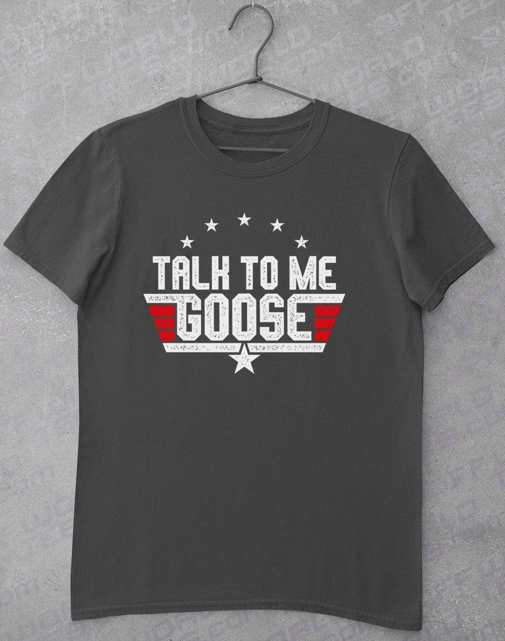 Talk to Me Goose T-Shirt S / Charcoal  - Off World Tees