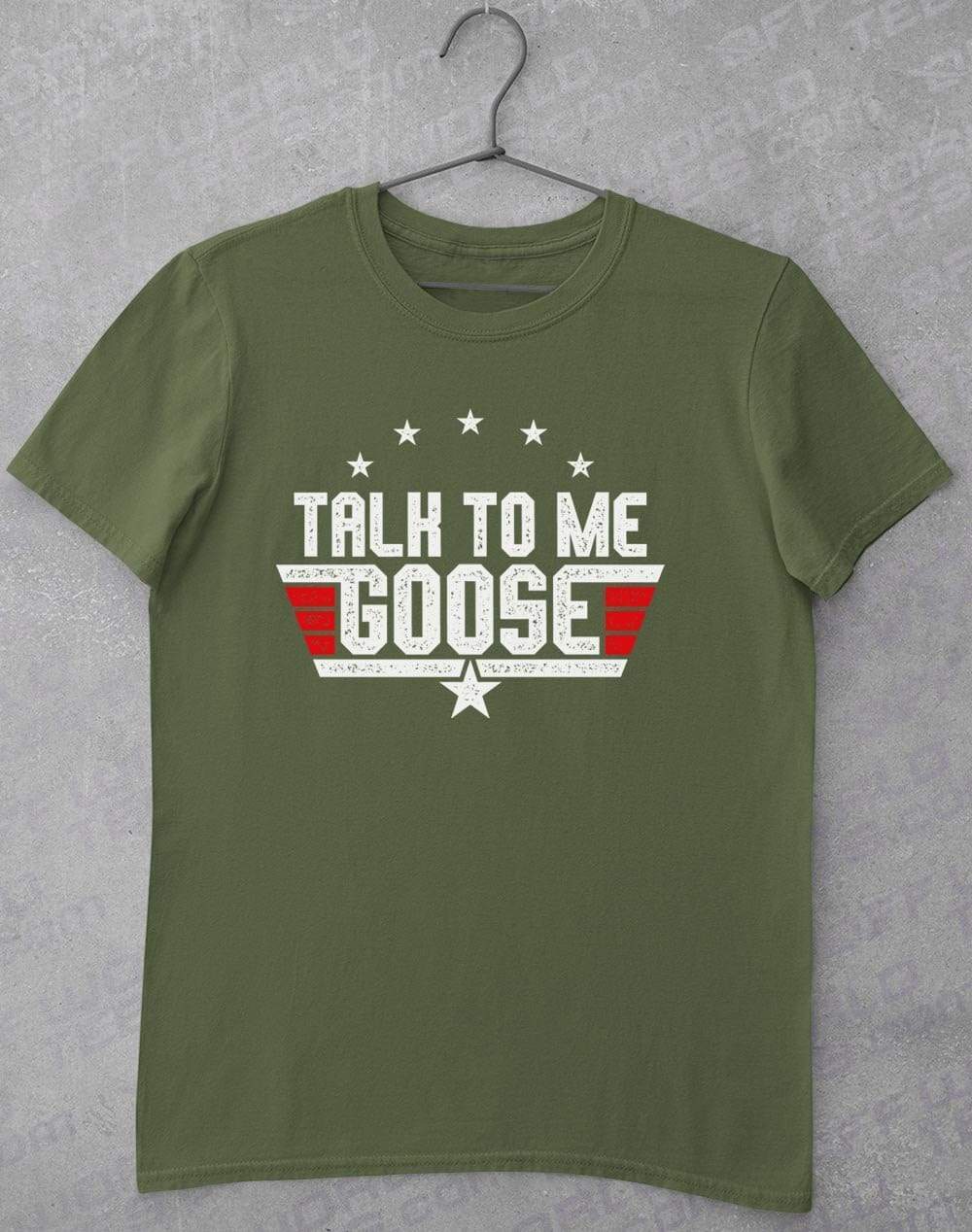 Talk to Me Goose T-Shirt S / Military Green  - Off World Tees