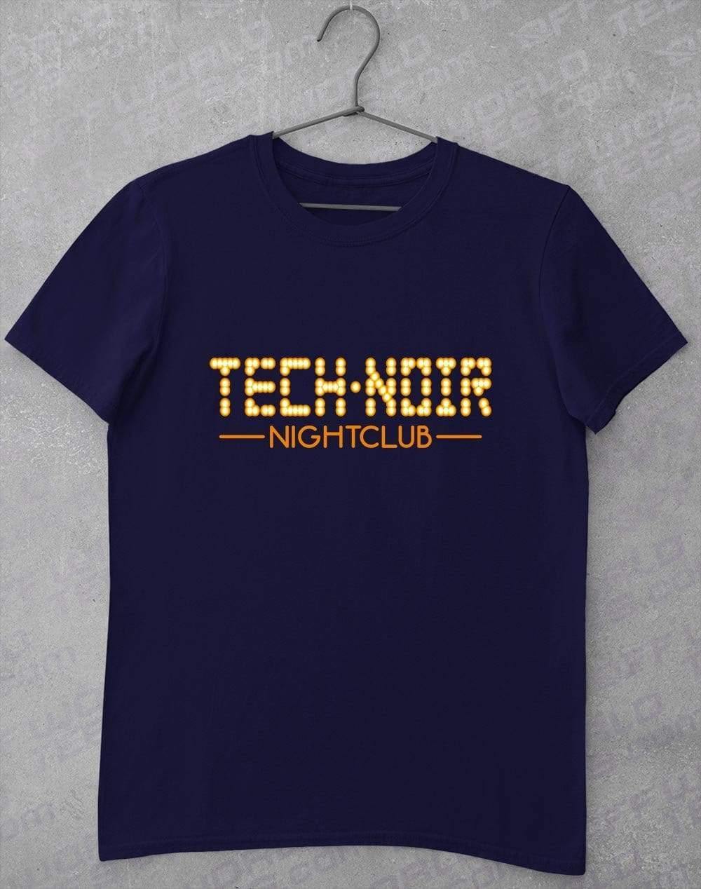 Tech Noir Nightclub T-Shirt S / Navy  - Off World Tees