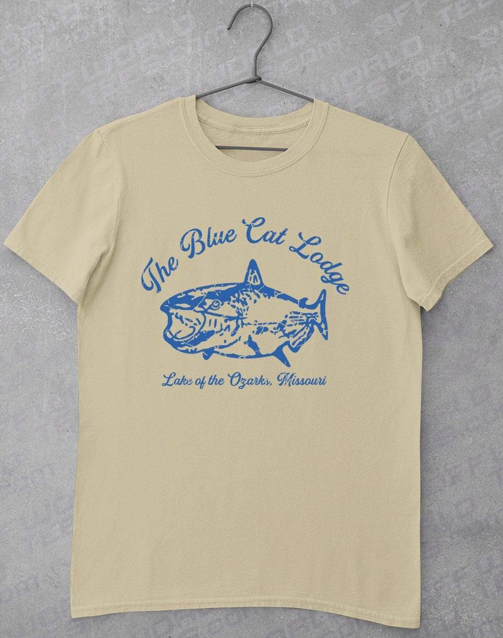 The Blue Cat Lodge T-Shirt S / Natural  - Off World Tees