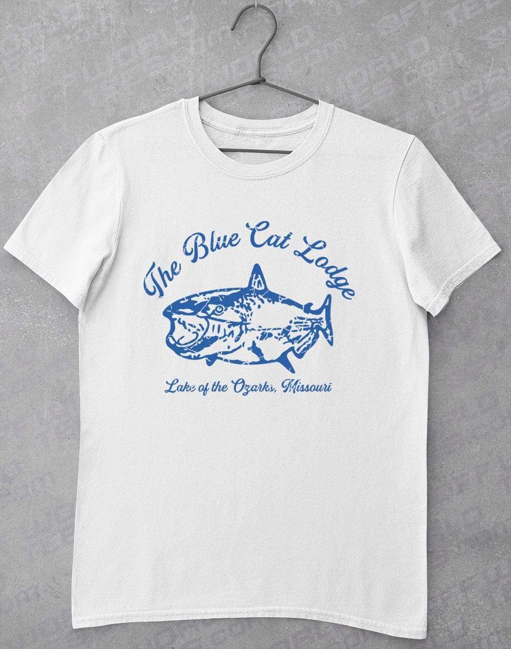 The Blue Cat Lodge T-Shirt S / White  - Off World Tees
