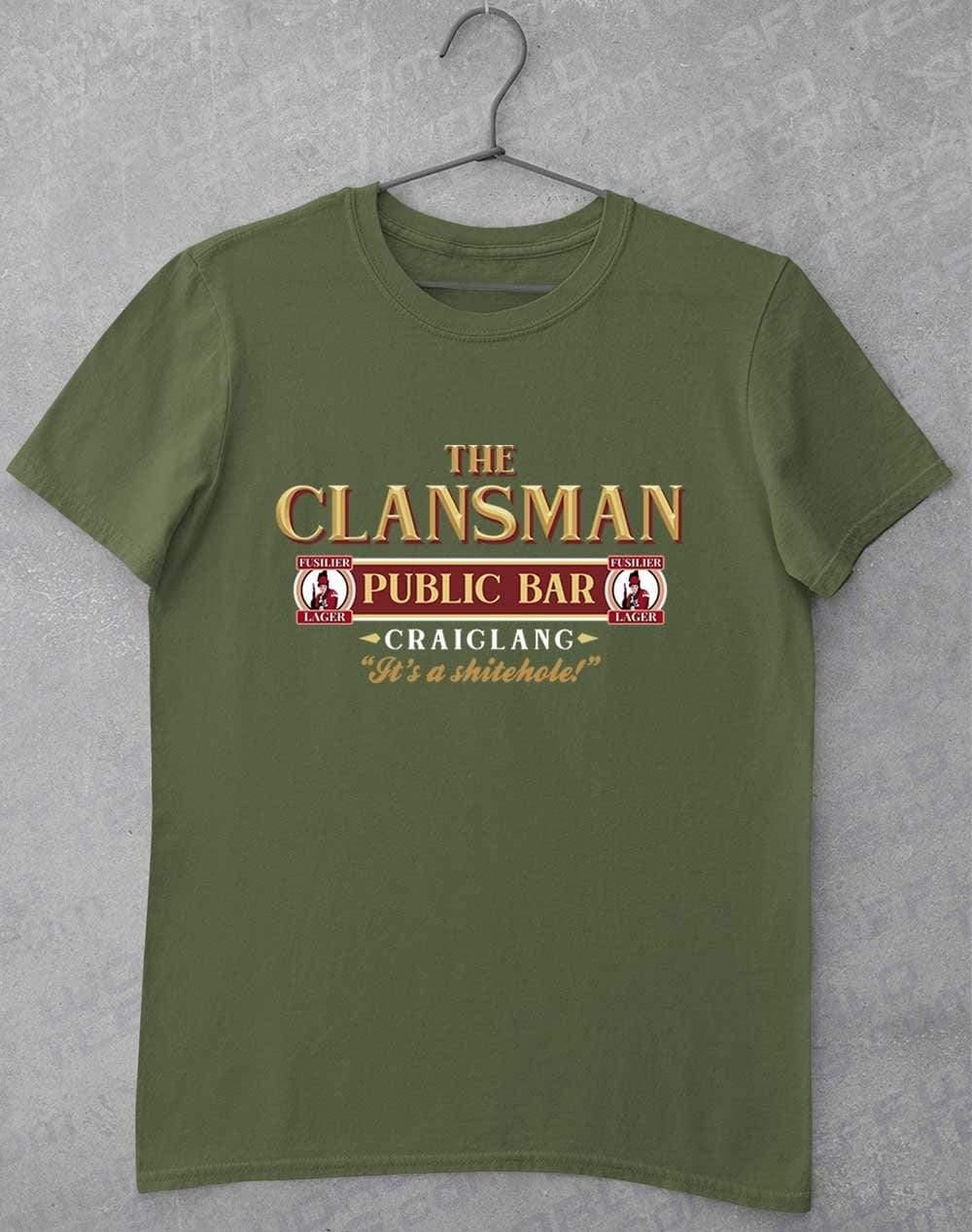 The Clansman Craiglang T-Shirt S / Military Green  - Off World Tees