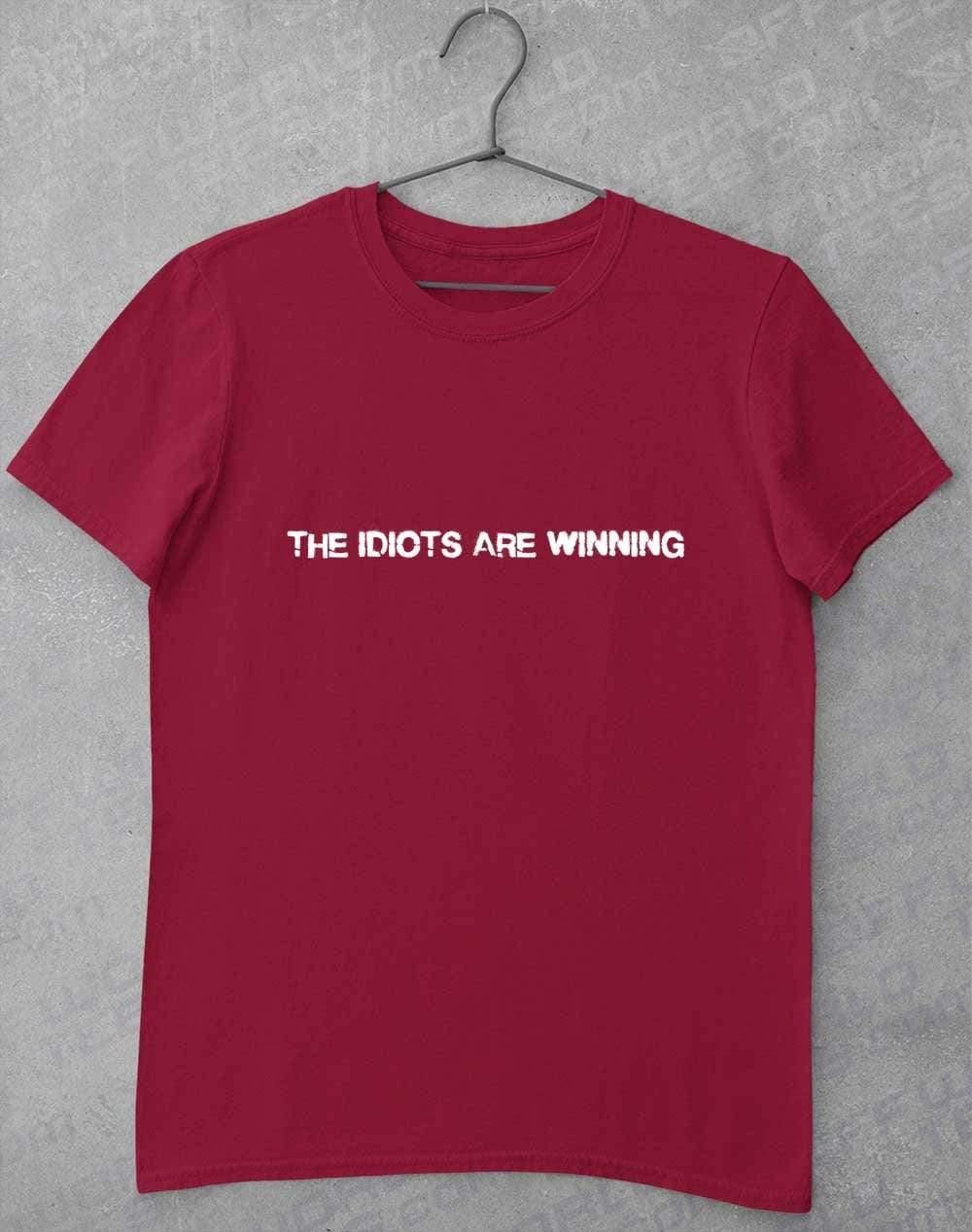 The Idiots Are Winning T-Shirt S / Cardinal Red  - Off World Tees