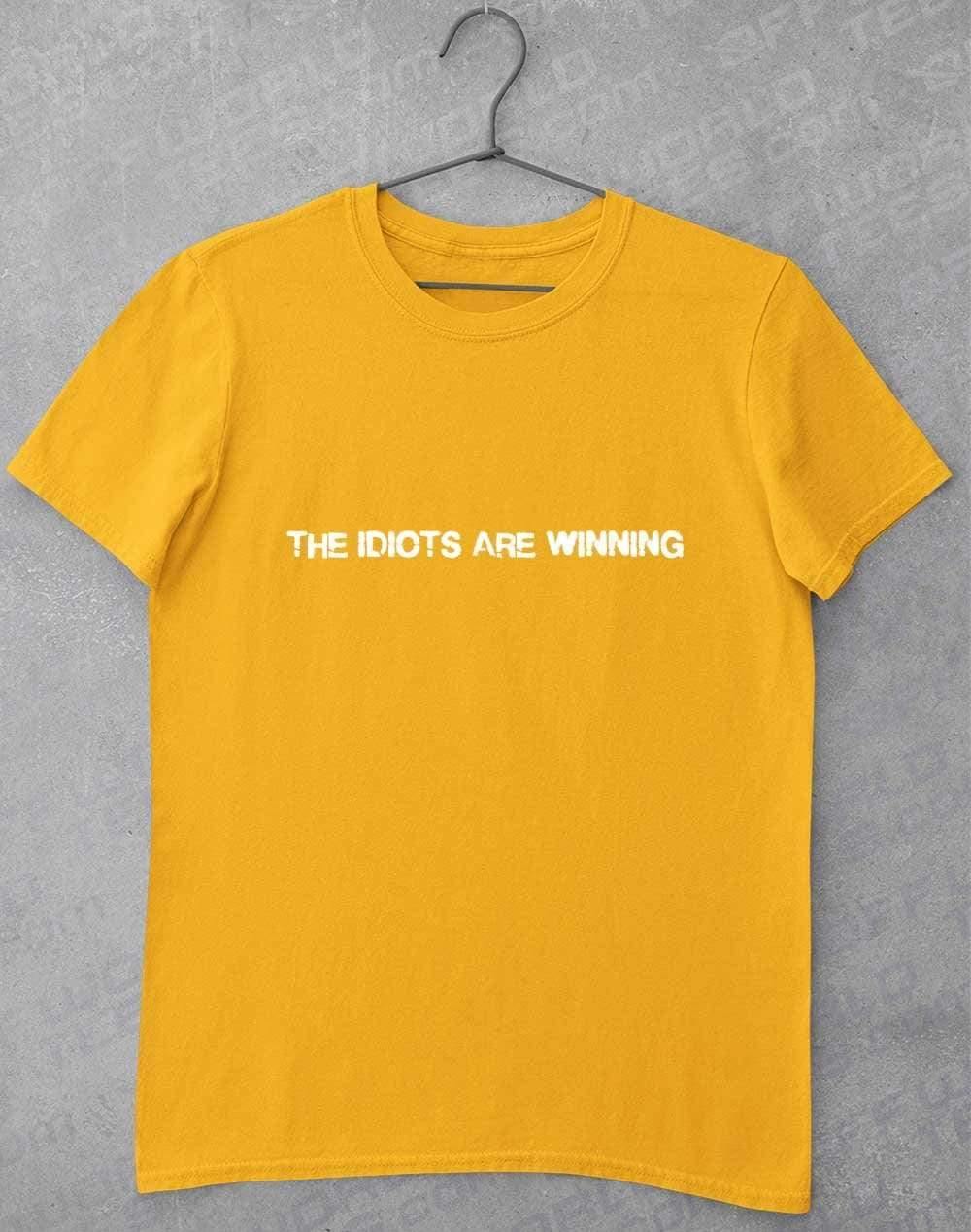 The Idiots Are Winning T-Shirt S / Gold  - Off World Tees