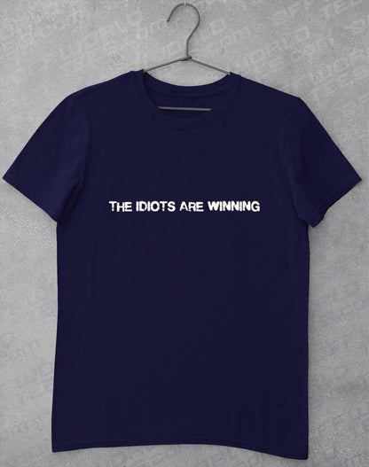 The Idiots Are Winning T-Shirt S / Navy  - Off World Tees