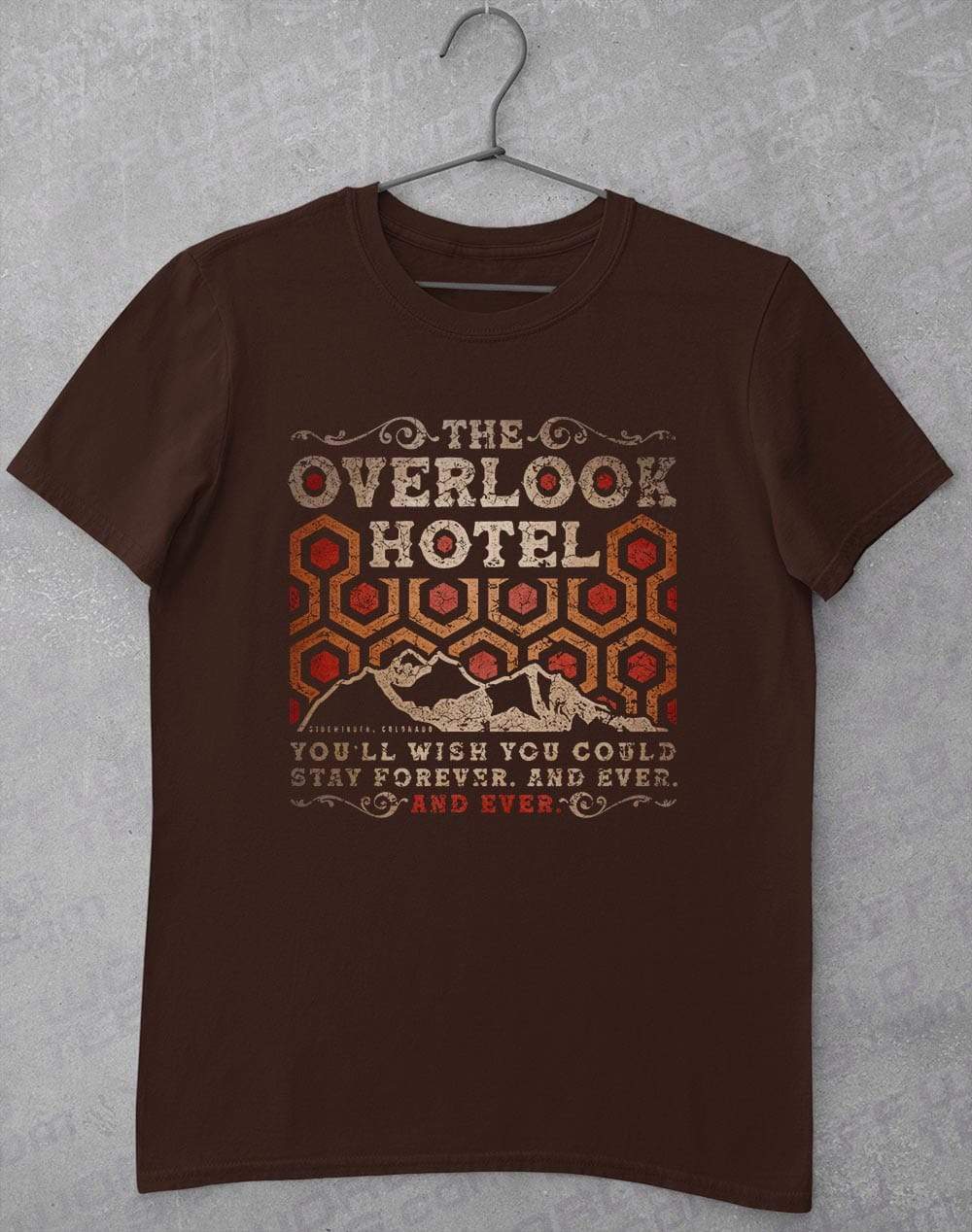 The Overlook Hotel T-Shirt S / Dark Chocolate  - Off World Tees