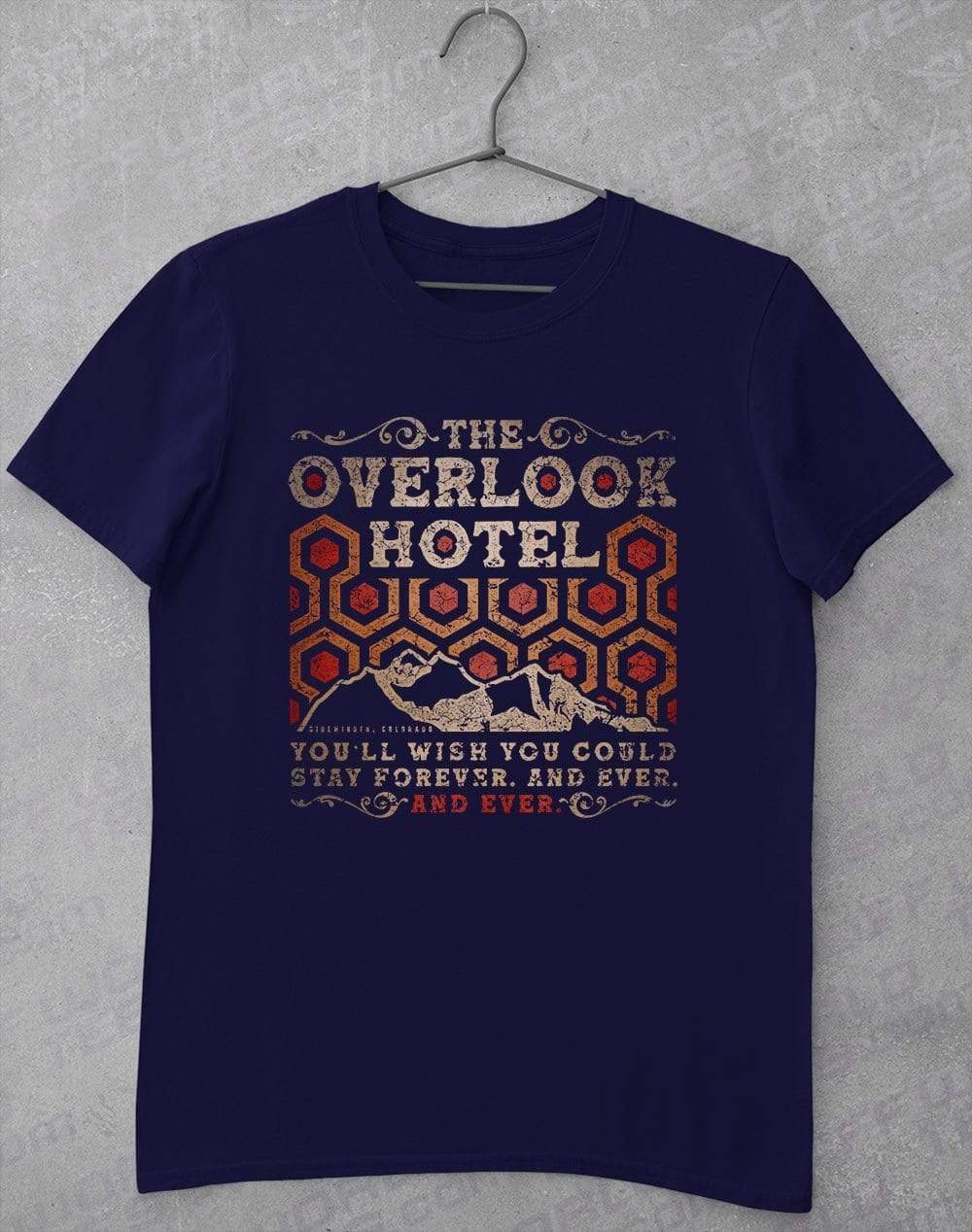 The Overlook Hotel T-Shirt S / Navy  - Off World Tees