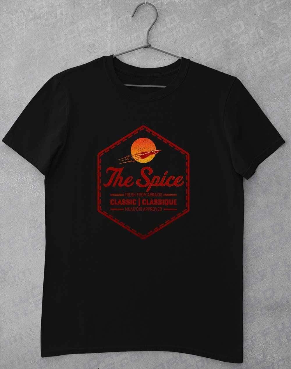 The Spice Retro Logo T-Shirt S / Black  - Off World Tees