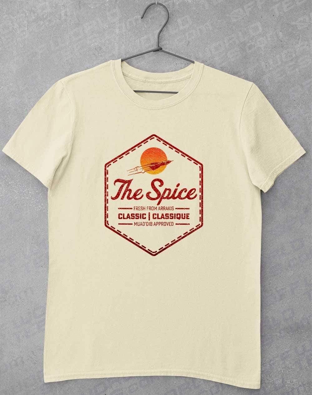 The Spice Retro Logo T-Shirt S / Natural  - Off World Tees