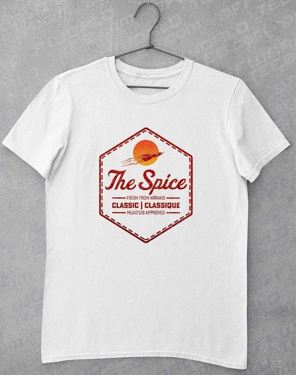 The Spice Retro Logo T-Shirt S / White  - Off World Tees