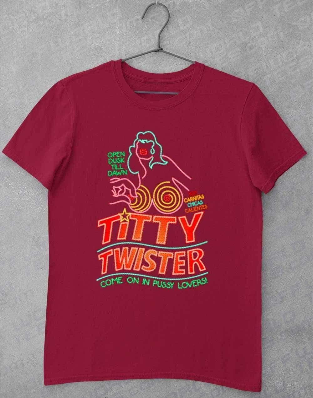 Titty Twister T-Shirt S / Cardinal Red  - Off World Tees