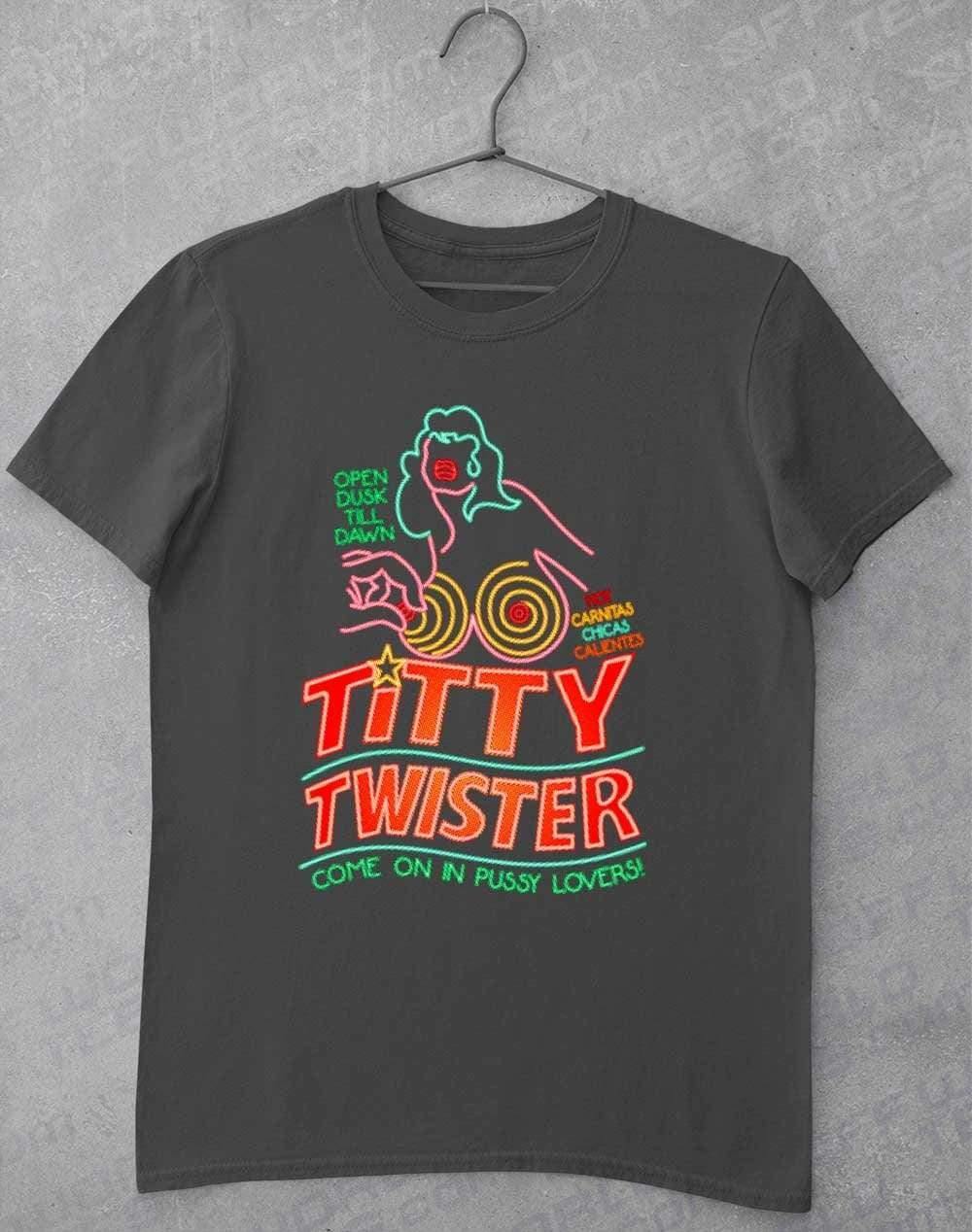 Titty Twister T-Shirt S / Charcoal  - Off World Tees