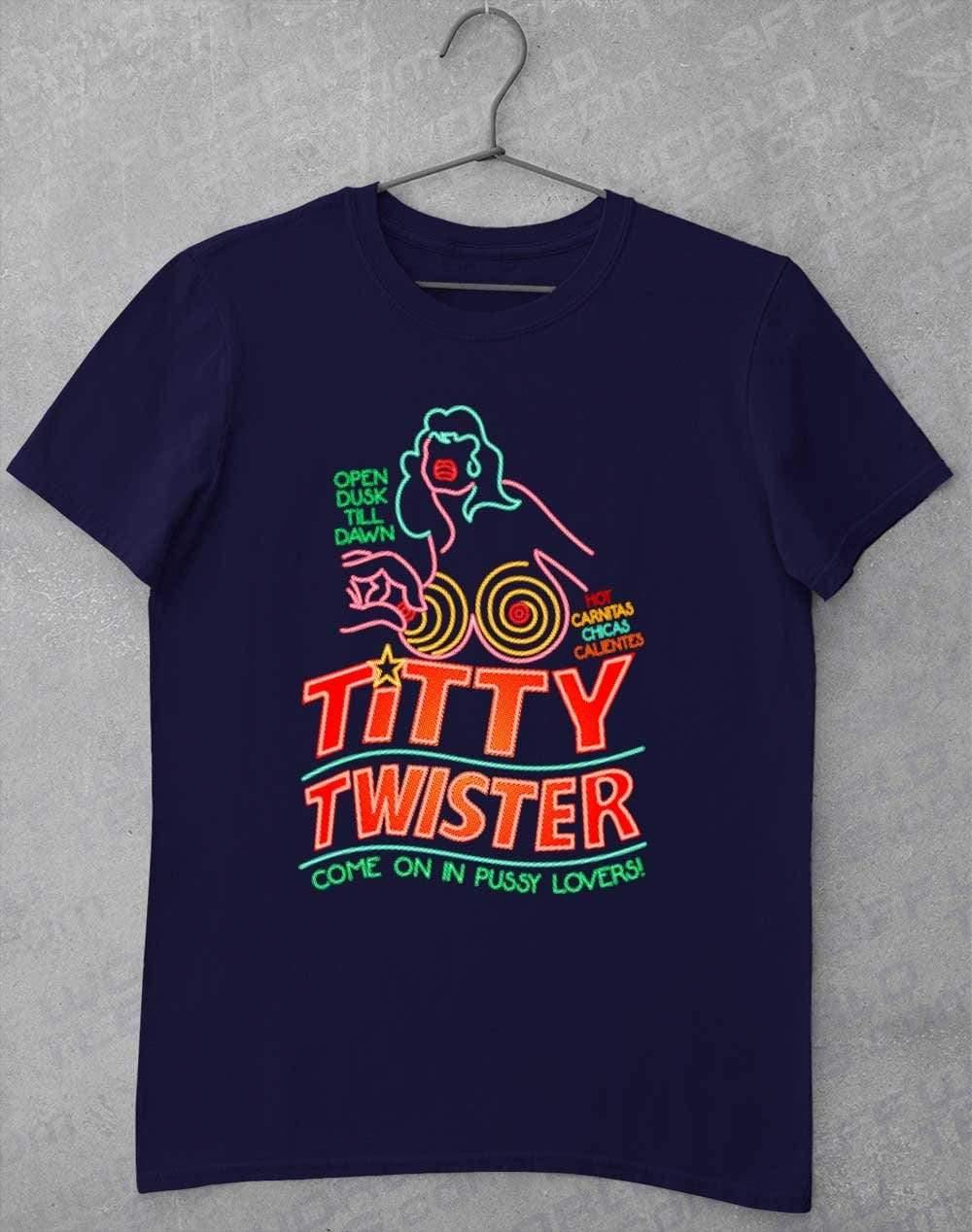 Titty Twister T-Shirt S / Navy  - Off World Tees