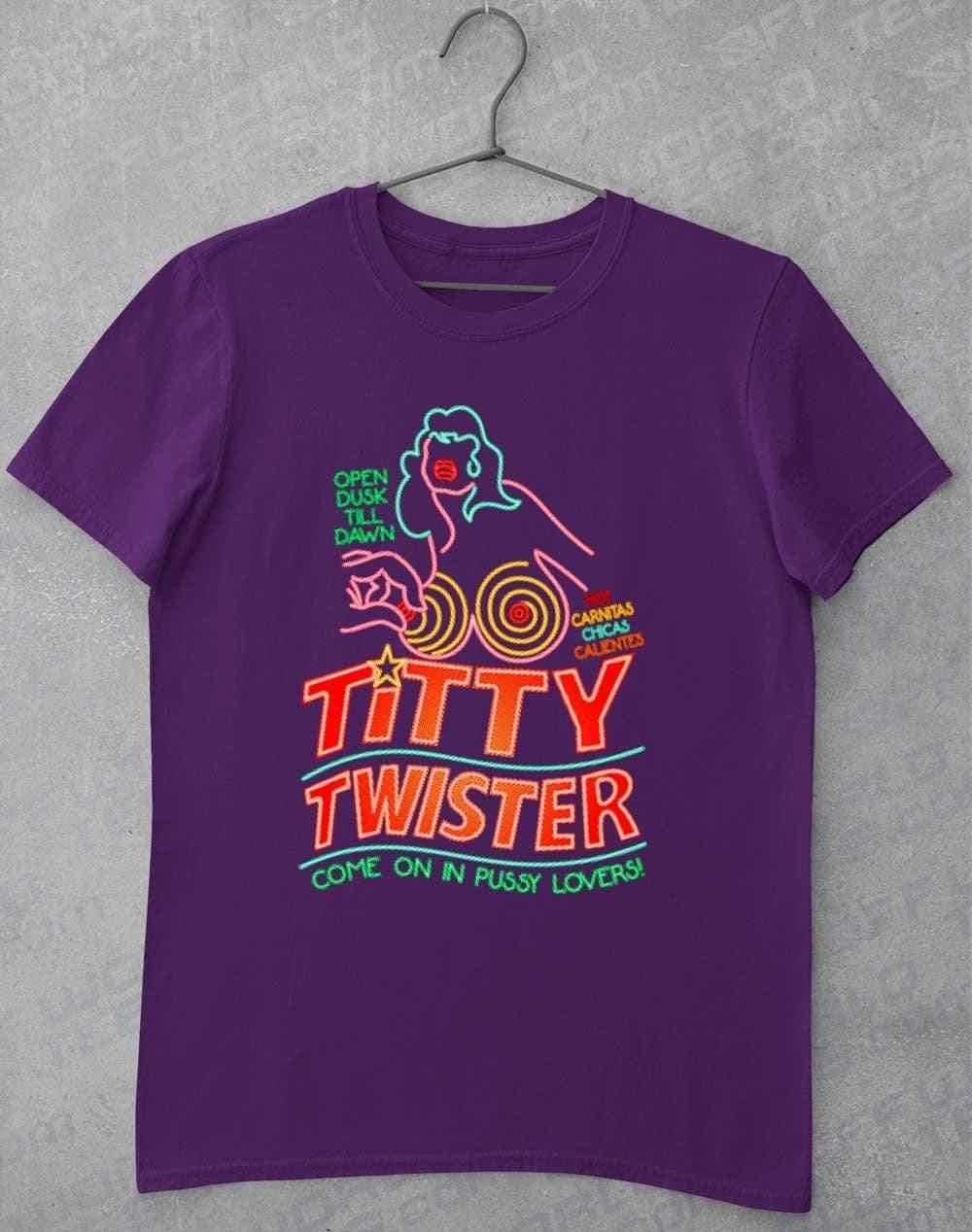 Titty Twister T-Shirt S / Purple  - Off World Tees