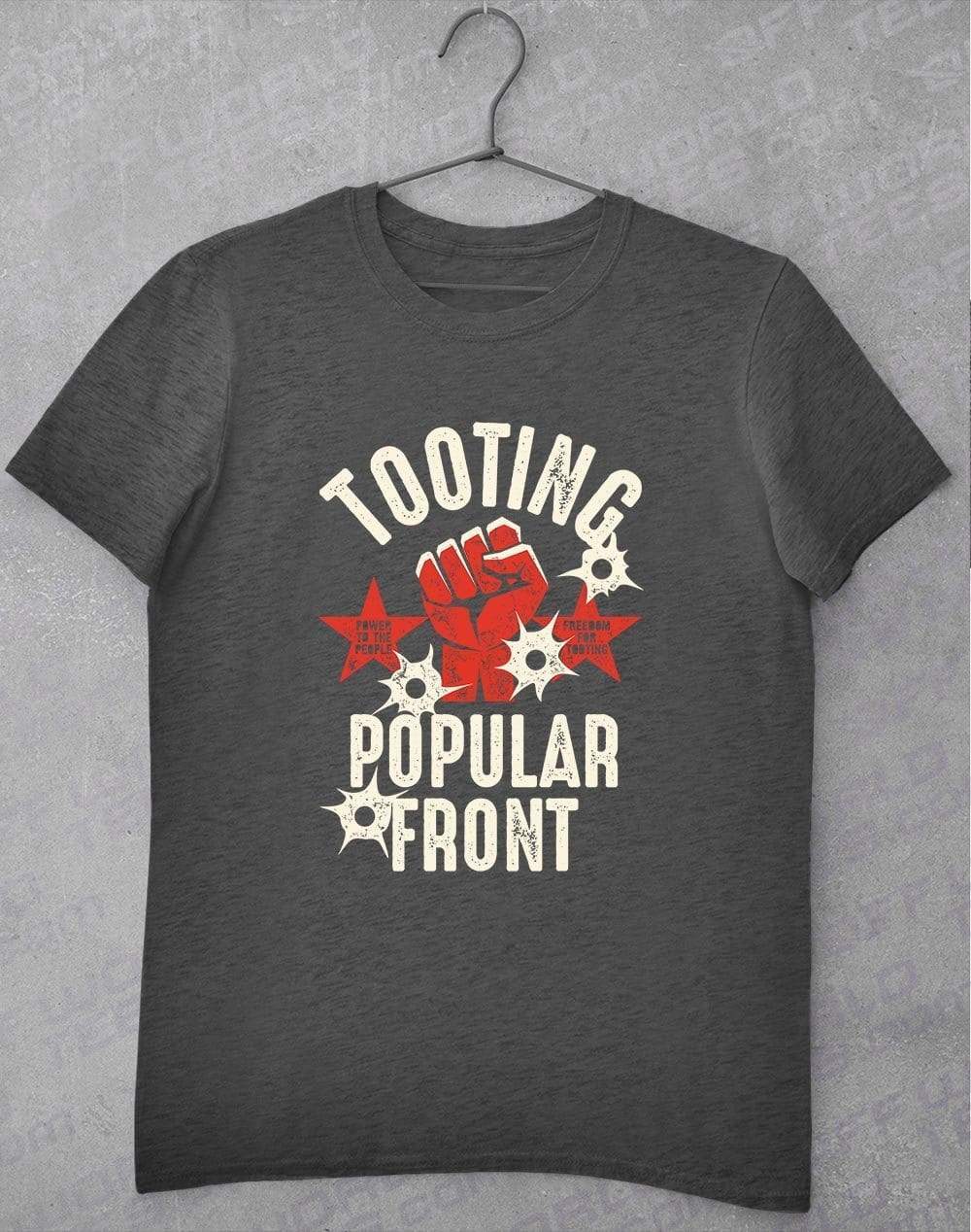 Tooting Popular Front T-Shirt S / Dark Heather  - Off World Tees