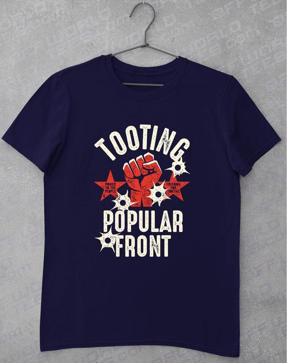 Tooting Popular Front T-Shirt S / Navy  - Off World Tees