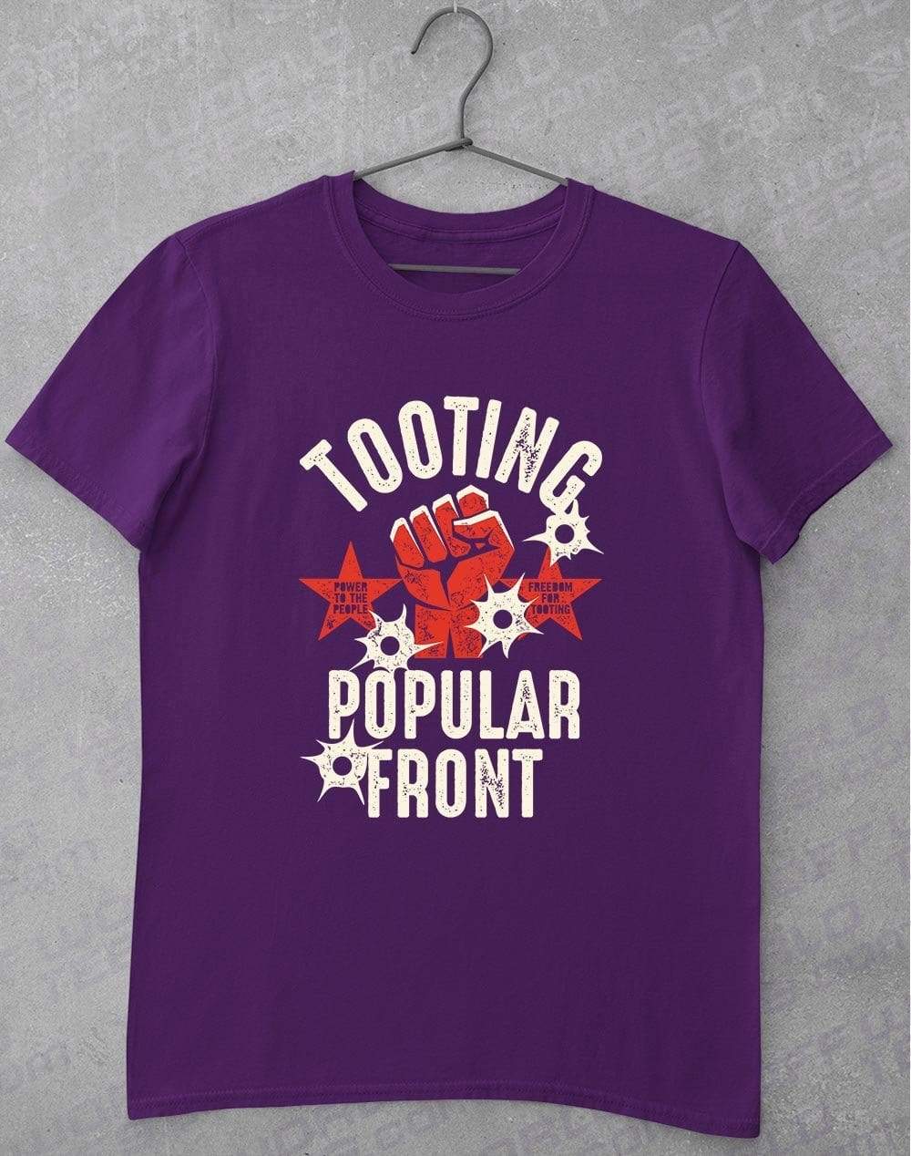 Tooting Popular Front T-Shirt S / Purple  - Off World Tees