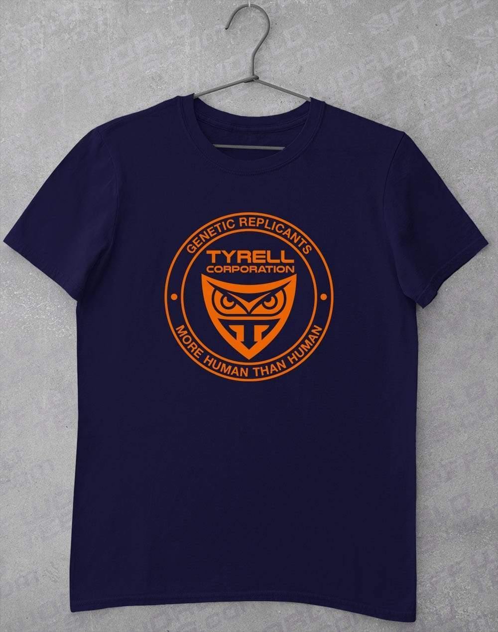 Tyrell Corp Circular T-Shirt S / Navy  - Off World Tees