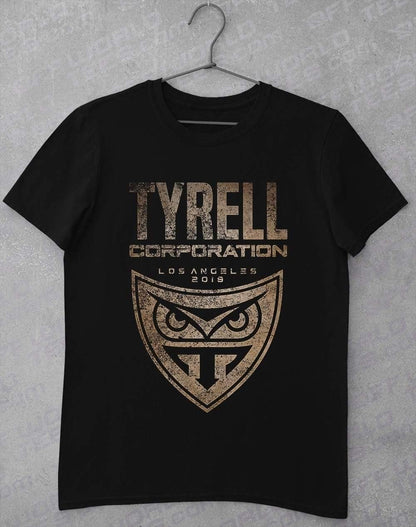 Tyrell Distressed Badge T-Shirt S / Black  - Off World Tees