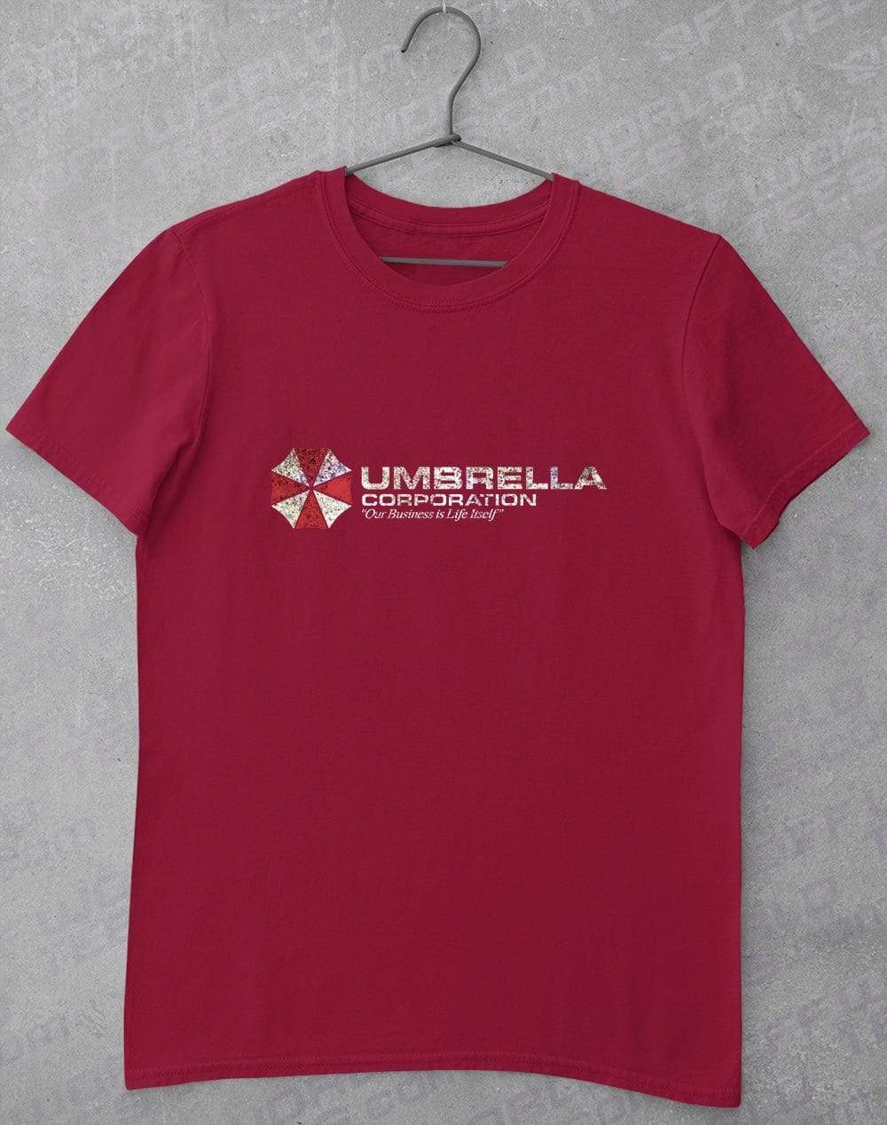 Umbrella Corporation T-Shirt S / Cardinal Red  - Off World Tees