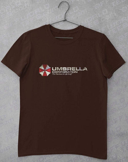 Umbrella Corporation T-Shirt S / Dark Chocolate  - Off World Tees