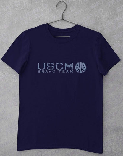 USCM Bravo Team T-Shirt S / Navy  - Off World Tees