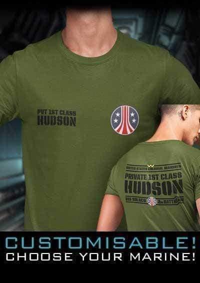 USCM Colonial Marines (CHOOSE YOUR MARINE) - Custom T-Shirt  - Off World Tees