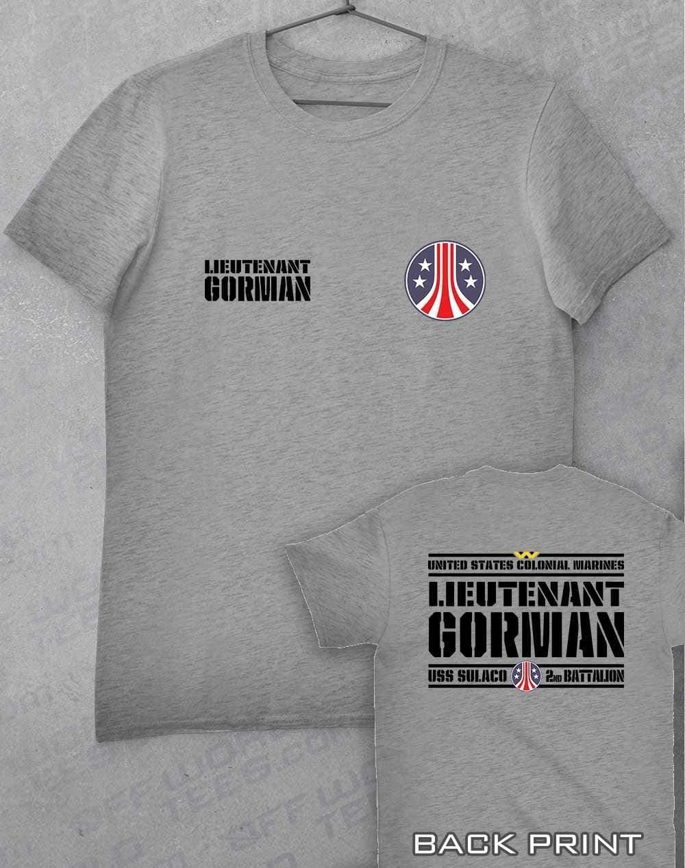 USCM Colonial Marines (CHOOSE YOUR MARINE) - Custom T-Shirt GORMAN - Heather Grey / S  - Off World Tees