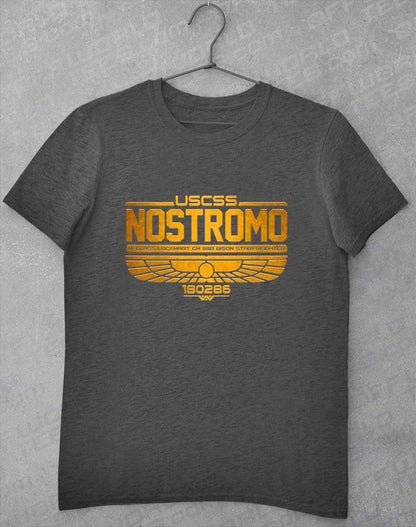 USCSS Nostromo T-Shirt S / Dark Heather  - Off World Tees