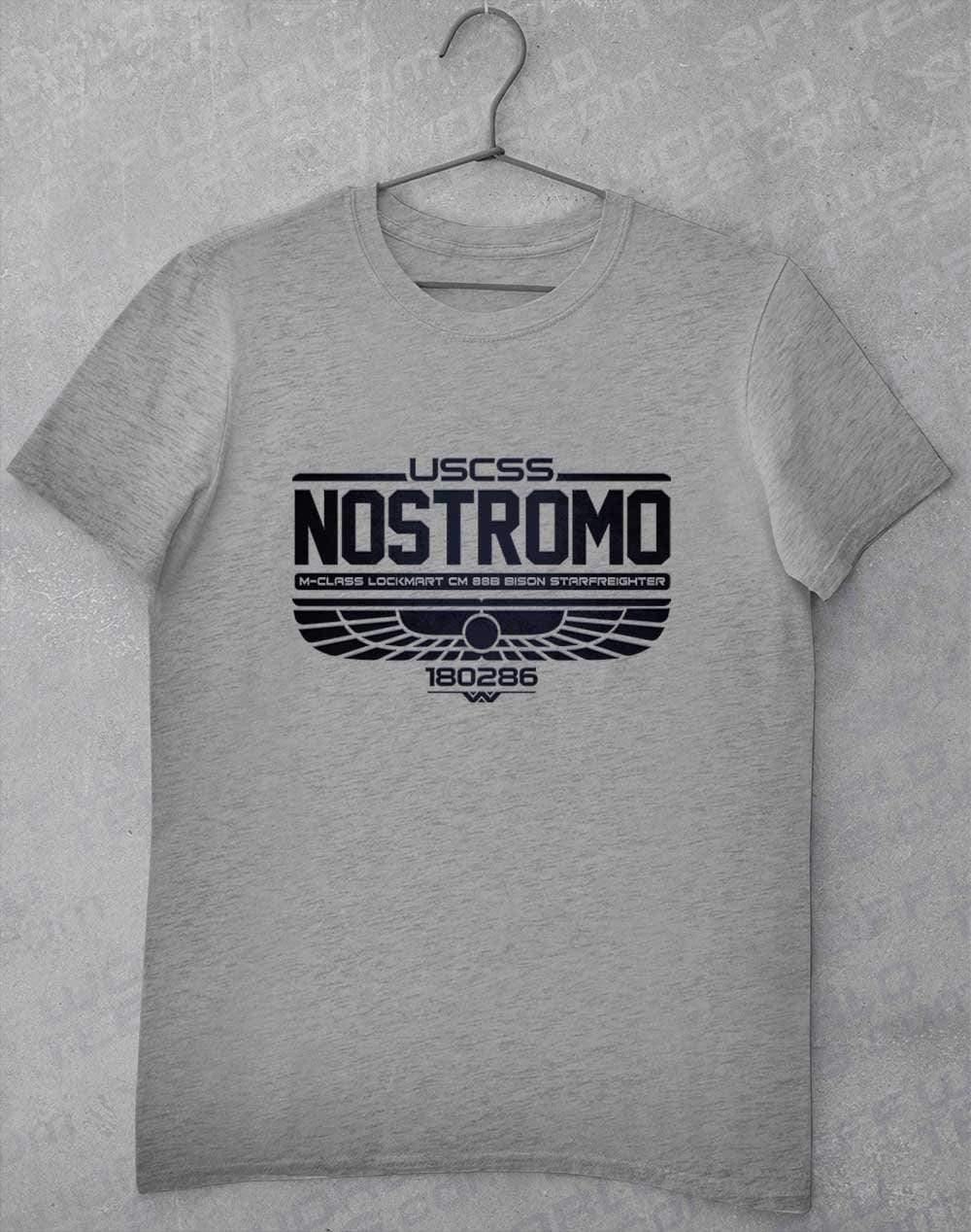 USCSS Nostromo T-Shirt S / Heather Grey  - Off World Tees