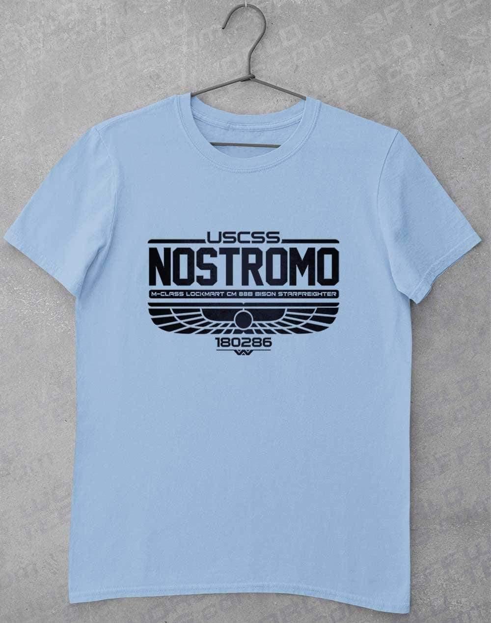 USCSS Nostromo T-Shirt S / Light Blue  - Off World Tees