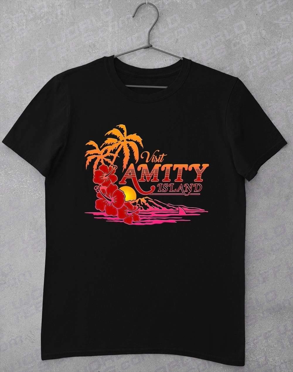 Visit Amity Island T-Shirt S / Black  - Off World Tees