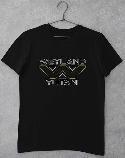 Weyland Yutani Outline T-Shirt S / Black  - Off World Tees