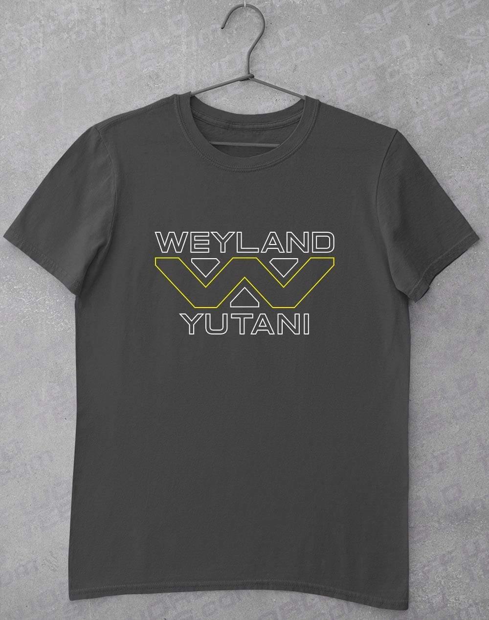 Weyland Yutani Outline T-Shirt S / Charcoal  - Off World Tees