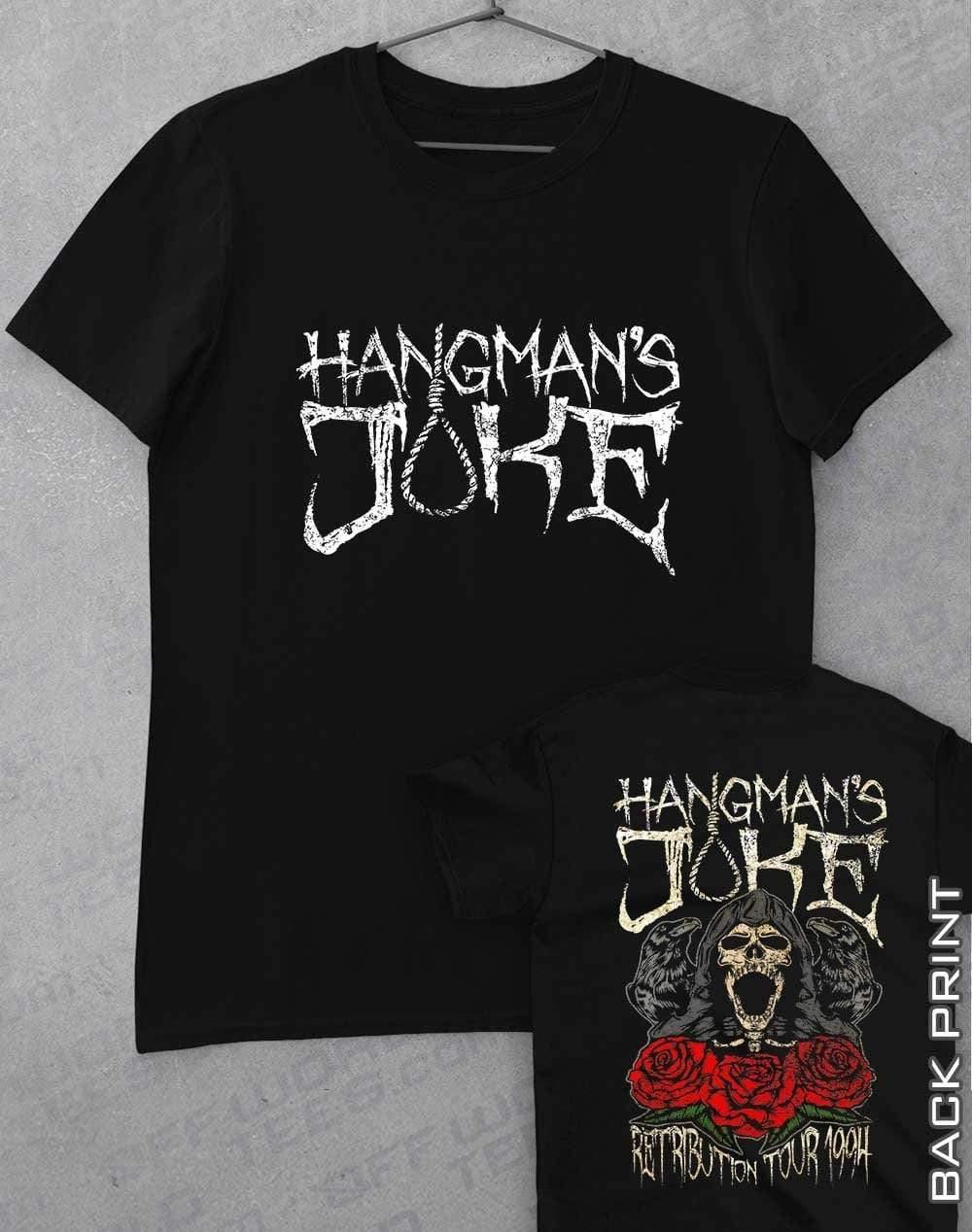 Hangman's Joke Tour 94 with Back Print T-Shirt S / Black  - Off World Tees