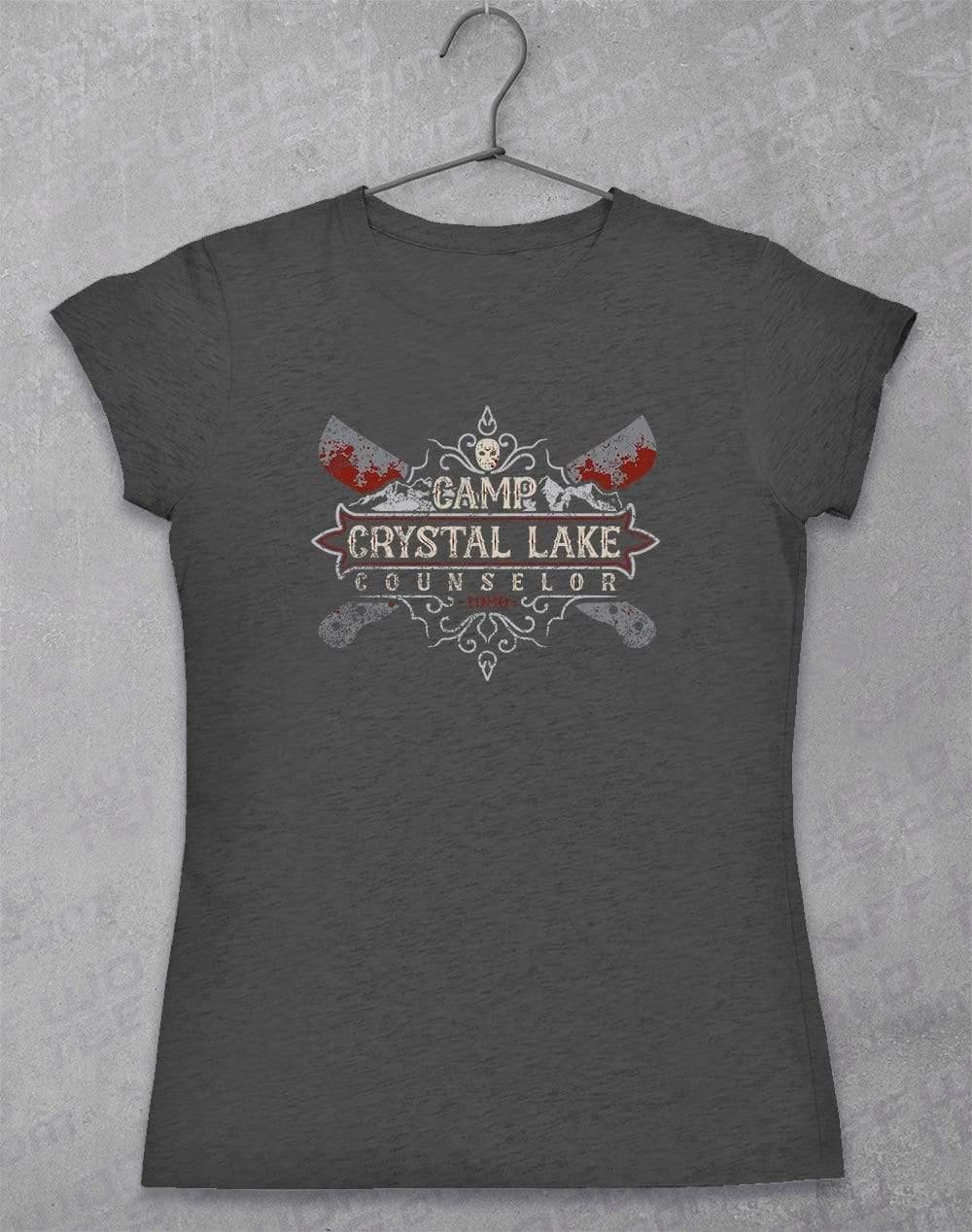 Camp Crystal Lake Women's T-Shirt 8-10 / Dark Heather  - Off World Tees