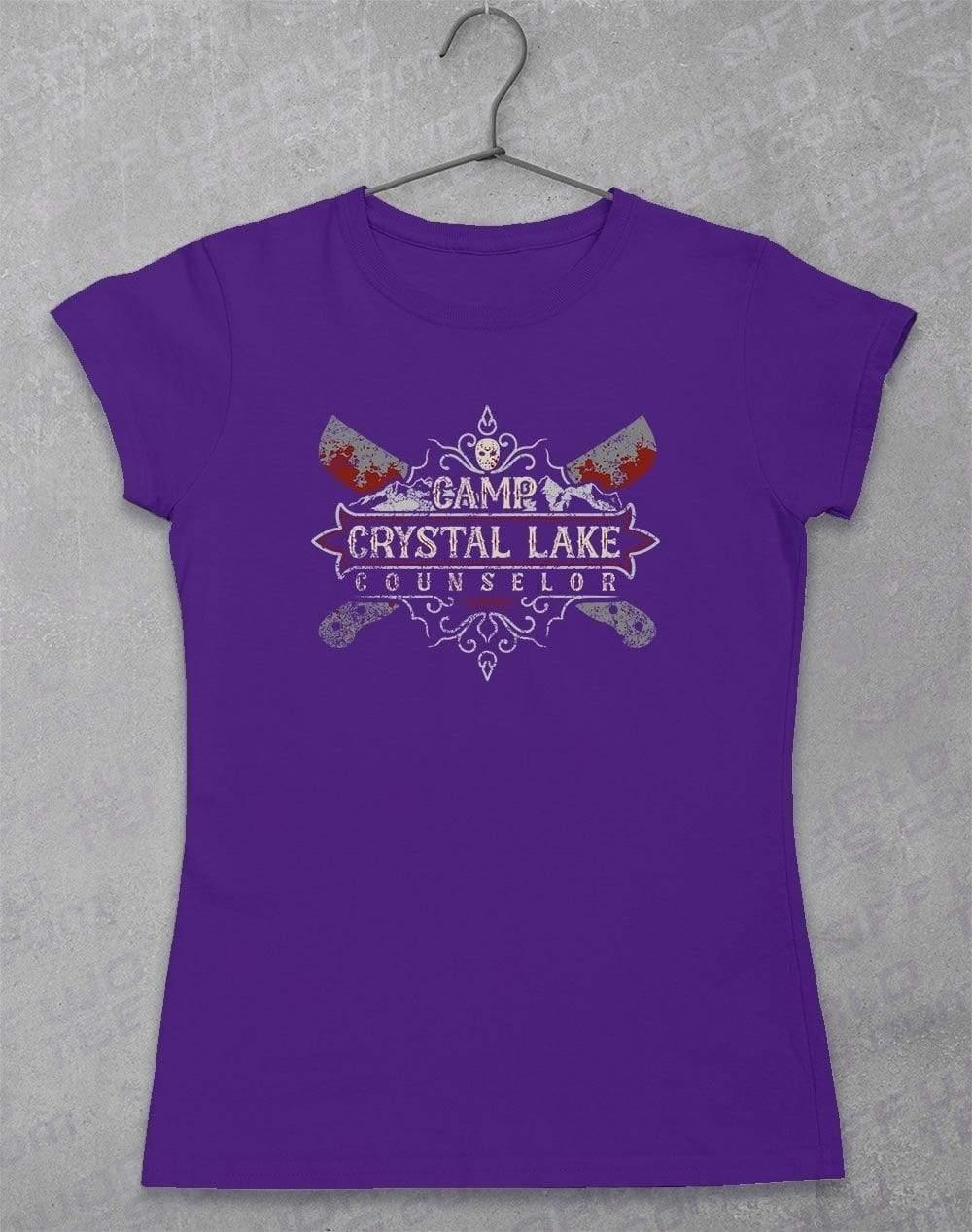 Camp Crystal Lake Women's T-Shirt 8-10 / Lilac  - Off World Tees