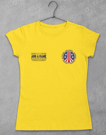 CUSTOMISABLE Colonial Marine Women's T-Shirt 8-10 / Daisy  - Off World Tees