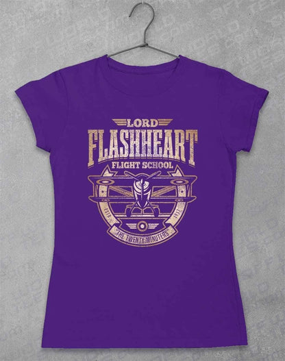 Flashheart's Flight School Women's T-Shirt 8-10 / Lilac  - Off World Tees